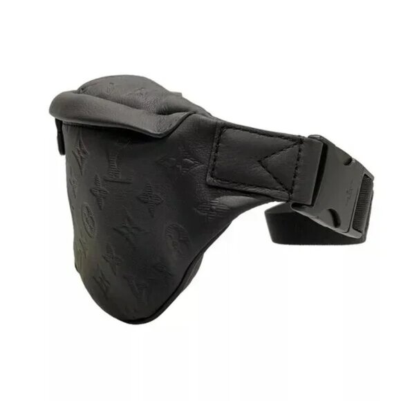 100% Auth LOUIS VUITTON Discovery Bum Bag PM Noir Monogram Shadow 1418-101224 - Picture 4 of 14